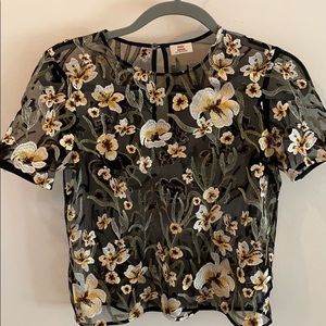 Little Moon sheer blouse